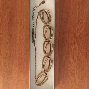 Touchstone Crystal Antique Links Necklace